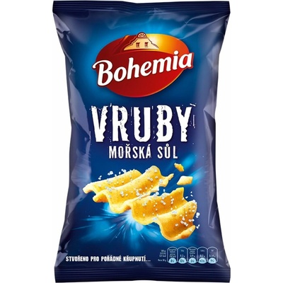 Bohemia Vruby bramborové lupínky Mořská sůl 120 g