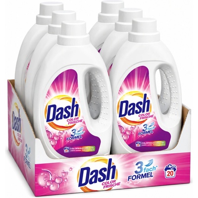 Dash Color Frische prací gel na barevné prádlo 6 x 20 PD