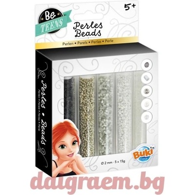 Buki France Комплект 5 цвята мъниста buki pe006 (bkpe006)