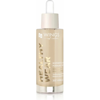 AA Wings of Color Healthy Wear Radiant Foundation rozjasňující hydratační make-up 302 Vanilla 30 ml