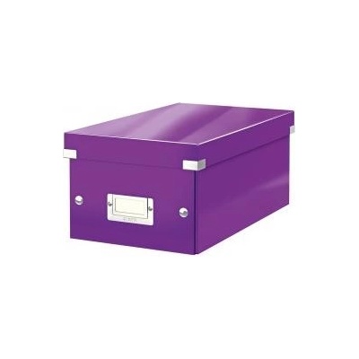 Leitz 604262 Škatuľa stredná Click & Store purpurová WOW