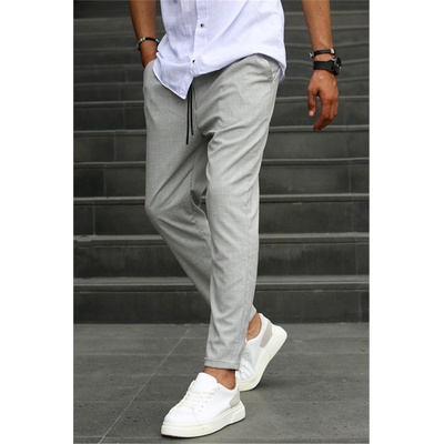 Madmext Мъжки Slim Fit панталон 5470 - Светлосив #333715 (333715_Сив)