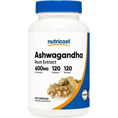 Nutricost Ашваганда 600 mg 120 капсули | Nutricost (57213 (147101) NC)