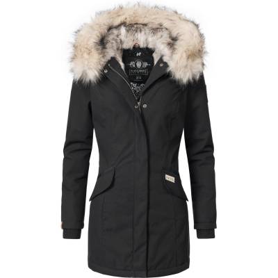 NAVAHOO Зимно палто 'Cristal' черно, размер XXL