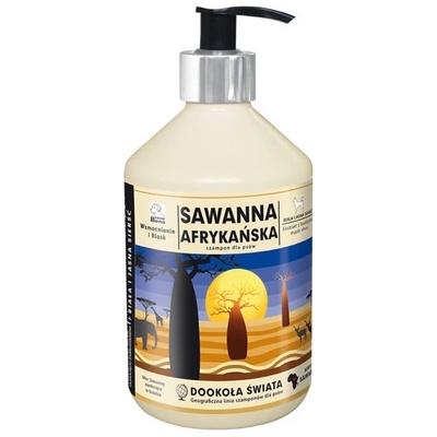 Certech-Super Benek Super Beno African Savannah Шампоан за кучета с бяла и светла козина 400 мл