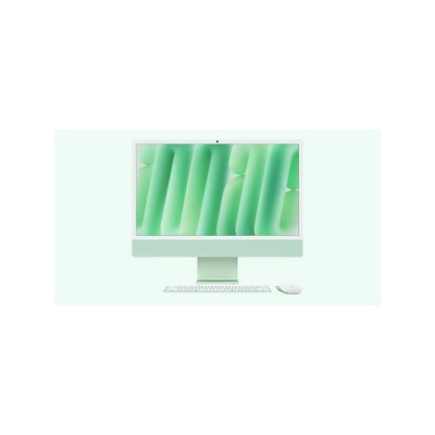 Apple iMac 24" Retina 4.5K Display с Apple M4 с 10-Core CPU, 10-Core GPU, 24GB RAM, 512GB SSD - Green, Intl. Engl. клавиатура (Дисплей: Nano-texture glass) (md2q4ze/a_imac24-disp-nano-179)