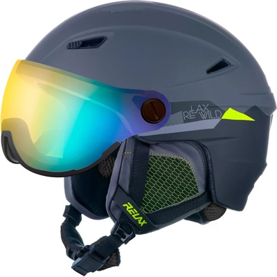 Relax Каска с визьор за ски и сноуборд Stealth RH24Q