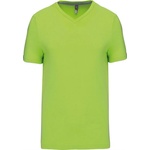 Kariban v-neck k357 / Мъжка тениска с къс ръкав - лайм xxxl (20k35712213)