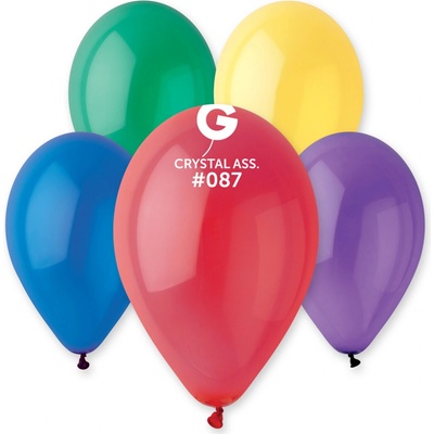Riethmuller Kulaté latexové balónky 26cm Crystal mix #087