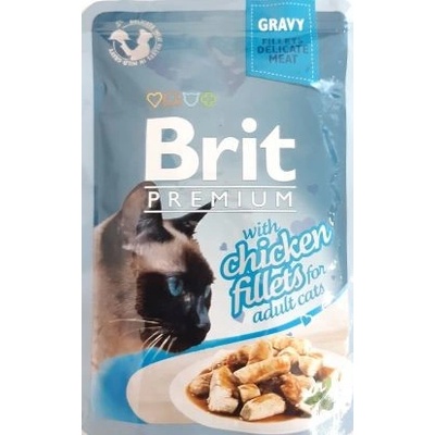 Brit Premium Cat D Fillets in Gravy With Chicken 85 g