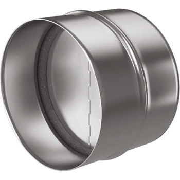 Mikawi Kovová okrúhla spojka so spätnou klapkou pozink 100 mm 59-1131