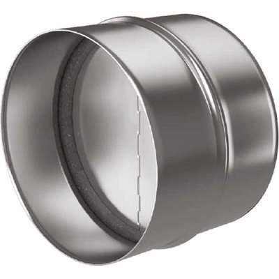 Mikawi Kovová okrúhla spojka so spätnou klapkou pozink 100 mm 59-1131