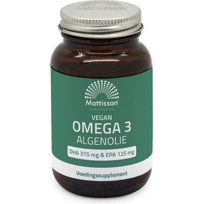 Mattisson Healthstyle Веган Омега-3 от водорасли 60 капсули | Mattisson Healthstyle (MT1467)