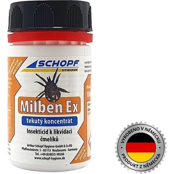 SCHOPF MILBEN EX Tekutý koncentrát k hubení čmelíků, 100ml