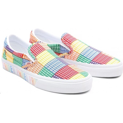 Vans Classic Slip On Pride Multi True White