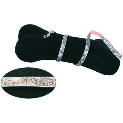 Croci Phantom Roso - повод за кучета сребърно розов - 120см/20мм