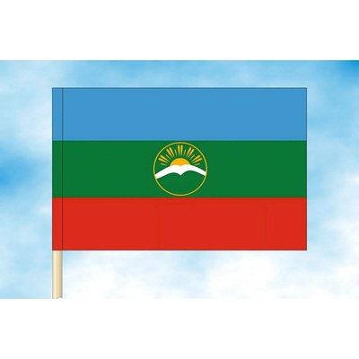 LIBEA, s.r.o. Karačajevsko-Čerkesko vlajka Rozměr: 40×60 cm, Uchycení: Návlek na žerď