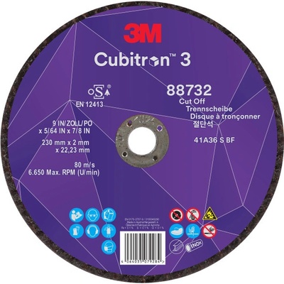 3M Cubitron Řezný kotouč 230 x 2,0 x 22,23 mm 88732