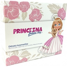 Regina Princezna sprchový gel 250 ml + pěna do koupele 300 ml + lak na nehty + jelení lůj 4,5 g, kosmetická sada pro děti