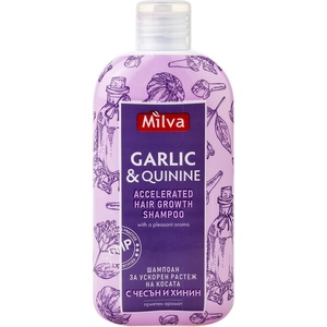 Milva Шампоан с чесън и хинин, 200 ml - baby