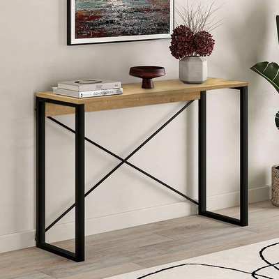 TopMebel Конзола Archie от меламин в сапфирен дъб 110x35x75см