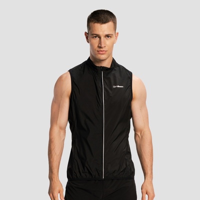 GymBeam Мъжки спортен елек за бягане Pulse X Black L