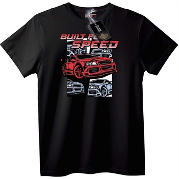 NOONEBRAND Тениска Built for Speed - L, Black