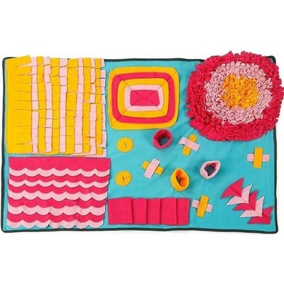 Snuffle Mat čuchacia dečka modrá 105 cm