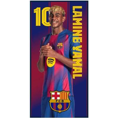 Phi International rychleschnoucí osuška z mikrovlákna FC Barcelona Lamine Yamal 10 70 x 140 cm