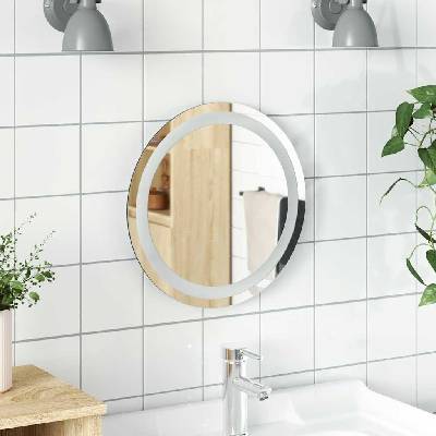 vidaXL LED огледало за баня 40 см кръгло (353277)