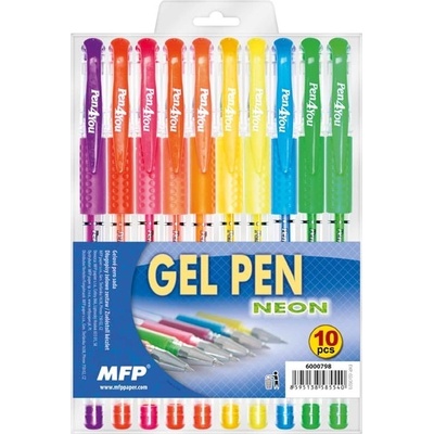 Neon GN1038 0,8mm sada 10 farieb