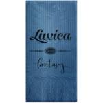Luxica® Fantasy -тъмно-сини салфетки с дискретен релеф и фин бордюр (923200202)