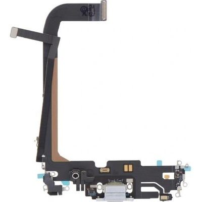 Nabíjecí obvod + Flex kabel iPhone 13 Pro Max - stříbrný IPH1673