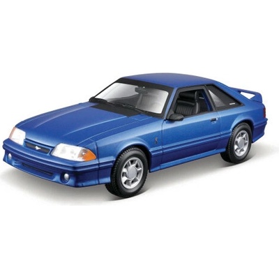 Maisto Stavebnice auta 1993 Ford Mustang SVT Cobra metal modrá 1:24