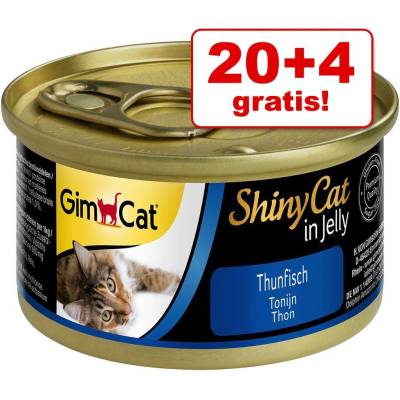 GimCat ShinyCat Jelly Kitten tuniak 24 x 70 g