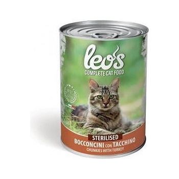 Monge Leo’s Sterilised - Консерва за кастрирани котки в зряла възраст с Пуешко415 гр