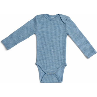 Smallstuff Merino body detské dlhý rukáv modré light blueSmallstuff