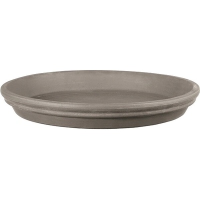 Podmiska, kvetinovy tanier terakota grafit 15 cm
