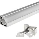 OPTONICA АЛУМИНИЕВ ПРОФИЛ ЗА LED ЛЕНТА 18 mm - ANGLE L=1m (5194)