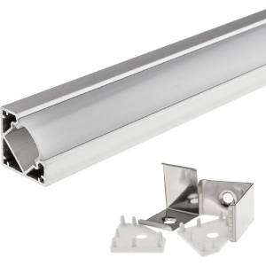 OPTONICA АЛУМИНИЕВ ПРОФИЛ ЗА LED ЛЕНТА 18 mm - ANGLE L=1m (5194)