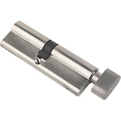 Секретна ключалка - патрон 110mm. - 55/55 мм, с врътка , цвят никел сатен