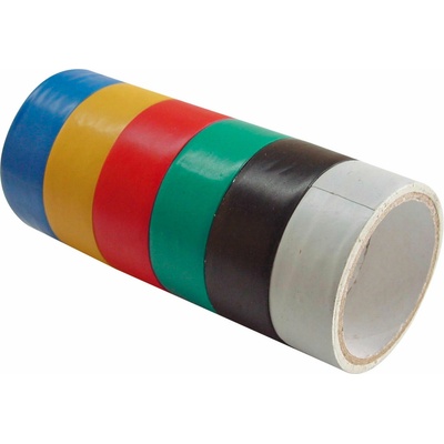 Extol Craft 9550 Páska lepiaca izolačná 18 mm x 3 m barevné 6 ks