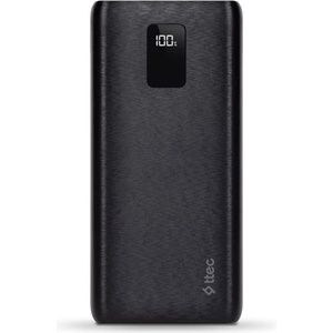 Ttec Външна батерия ttec, PowerSlim Trio, LCD, 20.000mAh, PD 22, 5W, Trio Cable, Черен