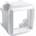 LEGRAND 782425 Адаптер за механизъм Mosaic, ОМ, IP21, бял, - 782371 (782371)