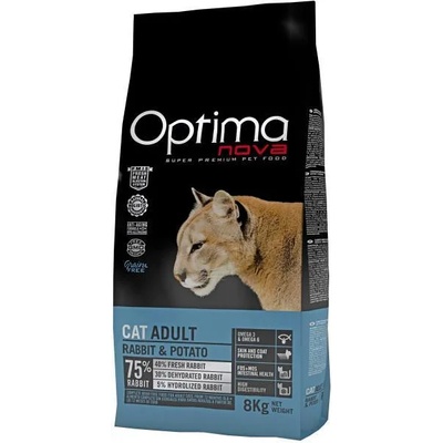 Optimanova Cat Adult rabbit Grain-free 8 kg