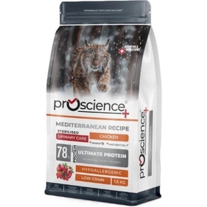 Proscience ProScience Cat Sterilised Adult - Chicken Cranberry - Храна за кастрирани котки с пиле и червени боровинки - 1, 5 кг, Турция