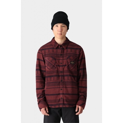 686 košela Sierra Fleece Flannel Sassafras Stripe (SFST)