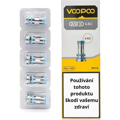 VooPoo PnP-X žhavící hlava 0,8ohm 5ks
