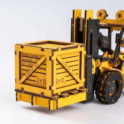 Robotime Rokr 3D dřevěné puzzle Vysokozdvižný vozík 139 ks