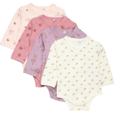 BODY PIPPI KOJENECKÉ 4KS S KYTIČKAMI DUSTY ROSE